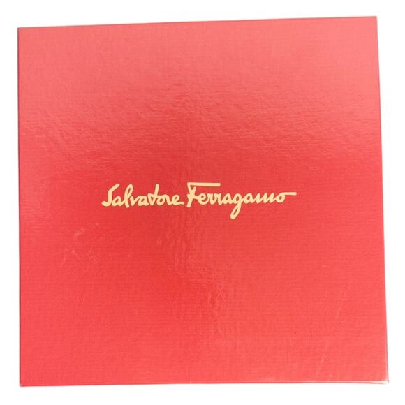 Salvatore Ferragamo 100 % Silk Scarf with Box - Picture 2 of 16